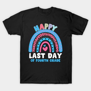 HapLast Day Of 4Th Grade Teacher Student Graduation T-Shirt